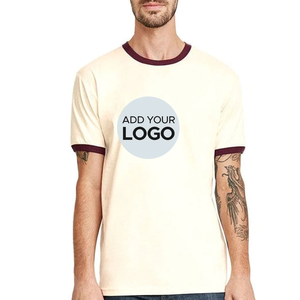 T-shirts Ringer pour Hommes Slim Fit Écologiques Personnalisés 60% Coton 40% Polyester - Product Image 2