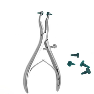 คีมถอดครอบฟันสแตนเลสแบบขายส่ง สำหรับถอดครอบฟันชั่วคราวและสะพานฟัน เครื่องมือผ่าตัดทางทันตกรรม - Product Image 1