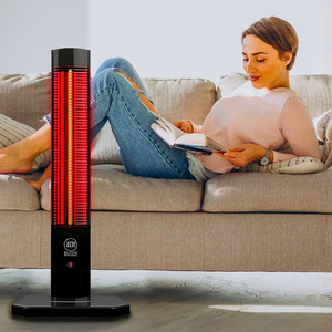 ELCON STC-2000 <b>Portable</b> Carbon <b>Infrared</b> <b>Heater</b> 2000W Medium Wave Black Aluminum Remote Control - Product Image 4