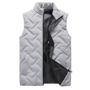 Chaleco Acolchado sin Mangas para Hombre, Ropa de Calle de Calidad Personalizada para Invierno, Prenda Exterior de Lona para Actividades al Aire Libre - Product Image 3