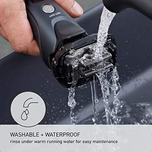 Afeitadora Eléctrica para Hombre con 5 Cuchillas y Cabezal Giratorio, Uso en Seco/Húmedo, Resistente al Agua IPX7, Recortadora Extraíble, Lavable - Product Image 4