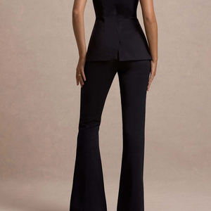 Pantalon cargo tendance pour femme, nouvelle collection automne, coupe large et droite, style streetwear élégant, pantalon décontracté polyvalent - Product Image 6