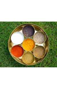 Le plus grand récipient à épices en laiton boîte personnalisée épices et stockage de pulsation boîte en laiton décor de cuisine - Product Image 2