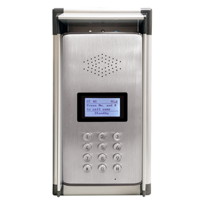 อินเตอร์คอมระบบเสียงไร้สาย4G สำหรับผู้เช่าหลายรายพร้อมปุ่มกด LCD และไดเรกทอรีชื่อรองรับหลายภาษาบนหน้าจอ - Product Image 1