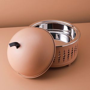 Casserole en métal de luxe avec revêtement en poudre au design moderne pour serveur de cuisine du Moyen-Orient pour la maison Hôtel Buffet Party - Product Image 3