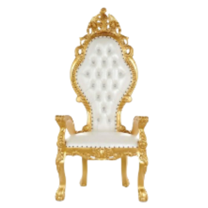 Le trône de luxe royal de salon préside le canapé antique de bras d'or pour des meubles de décoration de mariage de banquet - Product Image 2