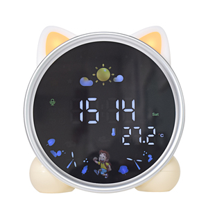 Nuevo reloj <span class=keywords><strong>de</strong></span> luz nocturna <span class=keywords><strong>de</strong></span> ruido blanco <span class=keywords><strong>de</strong></span> <span class=keywords><strong>5</strong></span> colores <span class=keywords><strong>de</strong></span> fábrica, alarma LED <span class=keywords><strong>para</strong></span> niños pequeños, bonito reloj <span class=keywords><strong>de</strong></span> entrenamiento <span class=keywords><strong>para</strong></span> <span class=keywords><strong>dormir</strong></span>, regalo <span class=keywords><strong>para</strong></span> niños y niñas, dormitorio - Product Image 1