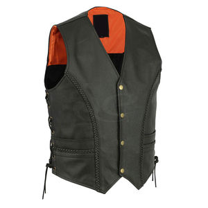 Chaleco de Cuero para Hombre, Estilo Motero, Impermeable, Ecológico, Cortavientos, Cálido para Invierno, Transpirable y Cómodo, Moda al por Mayor 2026 - Product Image 3