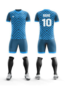 เสื้อเจอร์ซีย์ฟุตบอลระบายอากาศเสื้อฟุตบอลชุดสโมสรฟุตบอลออกแบบได้ตามต้องการ - Product Image 3