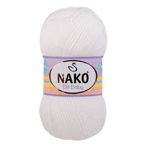 Nako Elit Baby 208-Karbeyaz Fil - Product Image 1