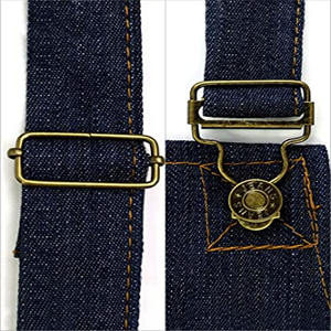 2025 Adjustable Neutral-Style Cotton Denim Apron Safety-<b>Feature</b> for <b>Gardening</b> Painting for Men's Made by Denmark - Product Image 4