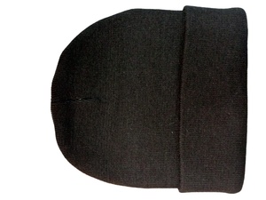 Woven Patch Logo Warm Beanies Caps Wool Blend New design Knitted Beanies Digital Printing Image Pattern Unisex Beanie Hats - Product Image 2