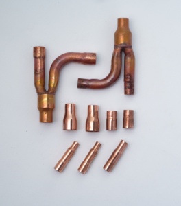 ข้อต่อ refnet ชุดท่อ pns สำหรับระบบ VRF ข้อต่อทองแดงข้อต่อเครื่องปรับอากาศที่ขับเคลื่อนด้วยก๊าซ Y-refnet อินเดีย - Product Image 5