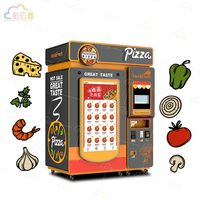 Distributeur automatique de pizzas intelligent à écran tactile Caiyunjuan, SDK, écran 27/55 pouces, capacité 72 pièces, système de refroidissement rapide