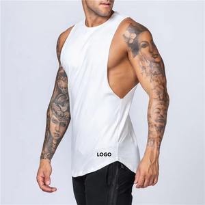 Débardeur de sport pour homme, design personnalisé en gros, haute qualité, spandex/polyester, séchage rapide, décontracté, salle de sport, fitness, musculation - Product Image 5