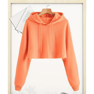 À la mode élégant femme haut court à capuche pour la mode décontractée Streetwear confort et Look moderne parfait pour un usage quotidien - Product Image 6