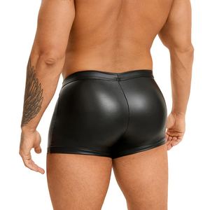 New Design <b>Mens</b> <b>Leather</b> Underwear <b>Men</b> Briefs & Boxers Custom Made Affordable Low Price New Trend Customised Stylish Daily Wear - Product Image 2