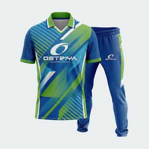 Conjunto de Camiseta y Pantalones de Cricket de Manga Corta para Hombre, Superventas, Uniforme de Sublimación Totalmente Personalizado, Tallas para Adultos - Product Image 6
