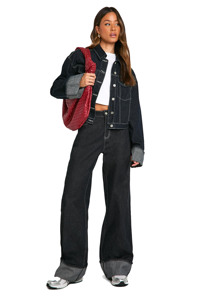 Chaquetas Vaqueras de Algodón Transpirable de Talla Grande para Mujer en Tela Vaquera de Alta Calidad con Cierre de Botones y Cuello Camisero - Product Image 4