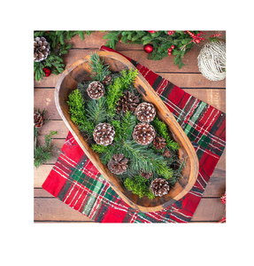 Tazón de masa decorativo de madera para decoración de boda de granja para decoración de Mesa para el hogar, vajilla para el hogar, tazón para servir comida, superventas - Product Image 6