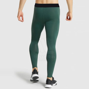 Best Quality Quick Dry Adjustable Breathable Spandex/<b>Polyester</b> Men <b>Leggings</b> for Workout Exercise - Product Image 2