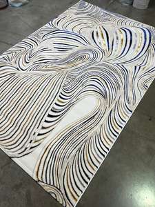 Alfombras Turcas Modernas de Polipropileno Tejidas a Máquina, Alfombras de Yute de Alta Calidad Resistentes a las Manchas, de Pelo Alto, Abstractas, para Dormitorio y Hogar - Product Image 5