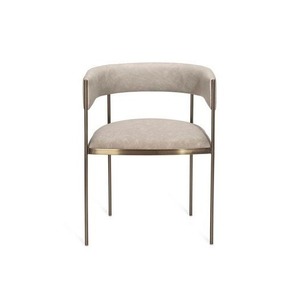 เก้าอี้โซฟาสไตล์พรีเมี่ยมดีไซน์โบราณขาสีเขียวกำมะหยี่ - Product Image 4