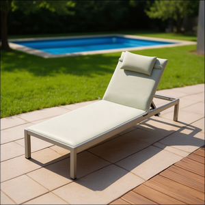 New Arrival Outdoor Premium Quality Foam Beach Lounger <b>Cushion</b> Pad Sun Lounger Mat for Garden Pool Patio-Wholesale - Product Image 3