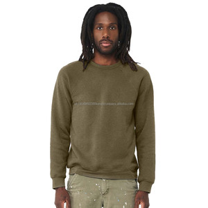 Bella Toile Personnalisé Unisexe Mélange Éponge Polaire Raglan Ras Du Cou Bas GSM Sweat - Product Image 4