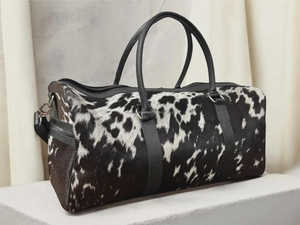 Sac de voyage en cuir véritable de haute qualité avec organisateur, léger, grande capacité, bagage à main LHDB-0060 - Product Image 6