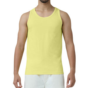 Camisetas sin Mangas para Hombre Más Vendidas en Pakistán, Personalizadas, Impresión de Alta Calidad, Transpirables, Tejidas en Poliéster/Algodón, Cuello Redondo, para Gimnasio y Running - Product Image 1