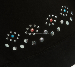 Sudaderas con capucha de diamantes de imitación hechas en Pakistán térmicas con bajo MOQ sudaderas con capucha de diamantes de imitación mejor estilo hombres sudaderas con capucha de diamantes de imitación - Product Image 6