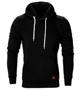Sudadera con Capucha Personalizada para Hombre, Invierno, Lisa, Teñida, 100% Algodón, Manga Larga, Negra, Roja, Talla Grande, Anti-Pilling - Product Image 4