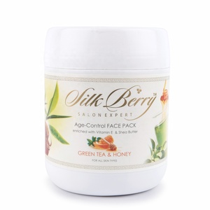 Masque Visage Crème au Thé Vert et Miel Silkberry pour Femmes 250g/900g Extrait Pur de Plantes Hydratant & Raffermissant pour Tous Types de Peau - Product Image 5