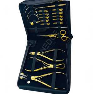 Kit de Herramientas Profesionales para el Cabello para Estudiantes, Kit de Herramientas para Extensiones de Cabello Chapadas en Oro para el Cuidado y Peinado del Cabello, Calidad Quirúrgica A+ - Product Image 2