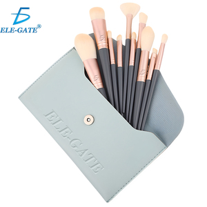 Set Professionale di 10 Pennelli per Trucco Viso, Inclusi Pennelli per Occhi e Labbra, con Custodia in PU, 13 Pezzi, Setole Sintetiche Morbide e Resistenti - Product Image 1