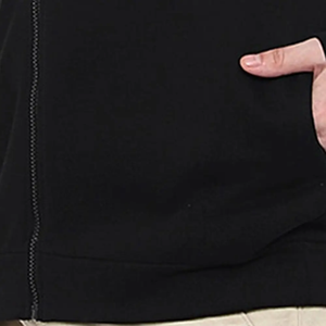 Sweat à capuche zippé pour homme, streetwear, en coton molletonné, doublure chaude, pour l'exportation en gros, services de fabrication en usine - Product Image 3