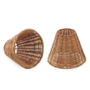 Lámpara de Techo Colgante Rústica de Bambú Hecha a Mano en Vietnam, Pantalla Circular Ecológica Vintage con Mango Flexible para el Hogar - Product Image 1