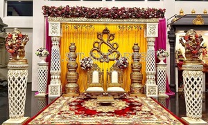 Mandap ไม้สำหรับงานแต่งงานดีไซน์ใหม่รูปวงกลมทำจากไม้รูปบอลลีวูดสำหรับงานแต่งงานดีไซน์ใหม่ - Product Image 2