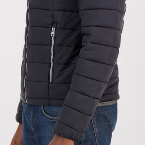 Veste bouffante légère de haute qualité pour hommes Stand à manches longues tissu imprimé confortable hiver vêtements de plein air bulle de quantité minimale de commande basse - Product Image 6