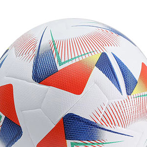 Ballon de football professionnel avec logo personnalisé, thermocollé et cousu à la machine, de haute qualité - Product Image 4