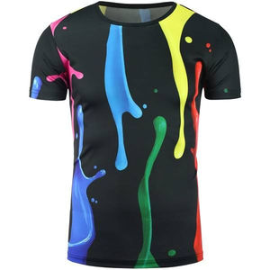 ODM diseño personalizado 280gsm algodón pesado 100% tejido de punto diseño superior impresión camiseta de gran tamaño para Hombres estilo Streetwear - Product Image 1