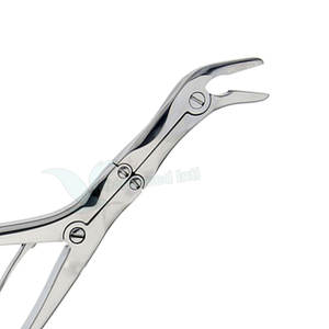 คีมถอนกระดูกด้วยมือมีความยาวโค้งไม่เป็นหมันอุปกรณ์ดึงพลังจากสเตนเลสสตีล - Product Image 6