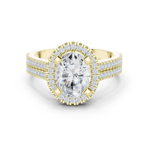 10K Colo Moissanite แหวนสำหรับงานแต่งงาน - Product Image 4