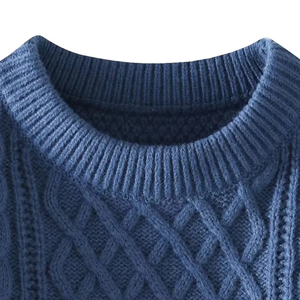 Fashionable Winter Thick <b>Mohair</b> Knit <b>Sweater</b>-Breathable Anti-Pilling Classic Crew Neck Great for Casual Wear Stylish Looks <b>Men's</b> - Product Image 3