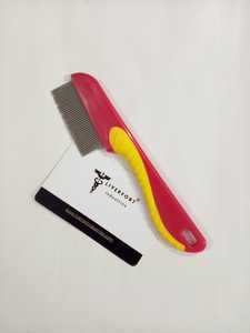 หวีกำจัดเหาสแตนเลสสำหรับสุนัขและแมวหวีแต่งขนสัตว์เลี้ยงยาวและสั้น - Product Image 6