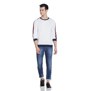 Sudadera de Hombre 100% Algodón Tejido, Cómoda, Diseño Personalizado, Casual, Tallas Grandes, Cuello Redondo, Manga Larga, Antiencogimiento - Product Image 3