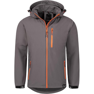 Vestes softshell imperméables pour hommes avec doublure en polaire Manteaux uniformes de travail d'hiver pour la randonnée Stand Colla - Product Image 2