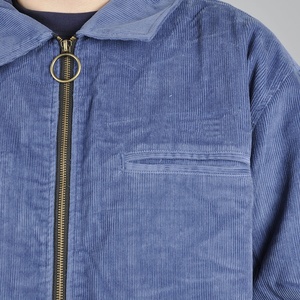 Men's Corduroy Fabric <b>Work</b> <b>Jacket</b> 100% Cotton Solid Color Men <b>Canvas</b> <b>Work</b> wear <b>Jacket</b> Heavy-Duty Zip Up Men <b>Jacket</b> - Product Image 4