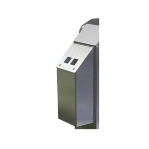 Contenitore per rifiuti -Paris-, 45 litri, in acciaio, per montaggio a parete o su palo - Product Image 1